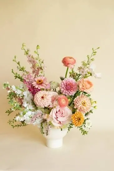 A colorful selection of premium flowers ready for an arrangement